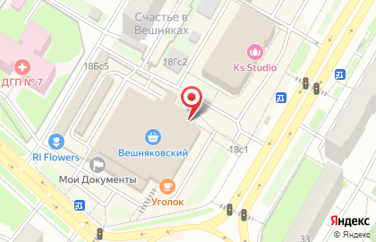 Ателье в Москве на карте