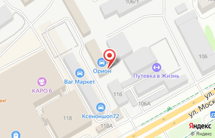Сервисный центр Орион на Московском тракте на карте