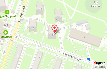 Белоснежка на улице Московская 3 на карте