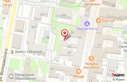 Парк-отель Кленовая Роща на Московской улице на карте