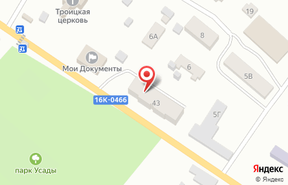 Дом культуры, с. Усады на карте