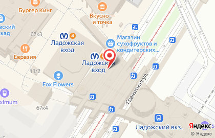 Банкомат ВТБ на Заневском проспекте, 73 на карте