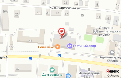 Гостиный двор на улице Ленина на карте