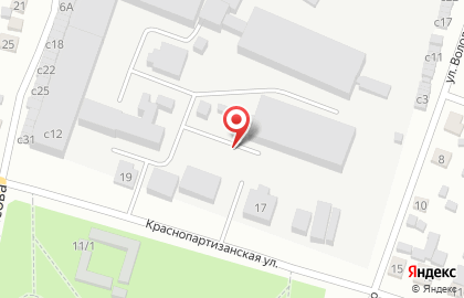 EХ на Краснопартизанской улице на карте