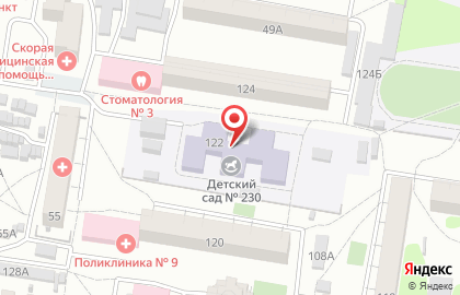 Детский сад Огонек №230 на карте