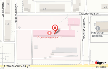 Кемеровская Городская Клиническая Больница № 11 на Новогодней улице на карте