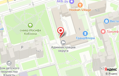 Городской центр жилищных субсидий на проспекте Луначарского в Выборгском районе на карте