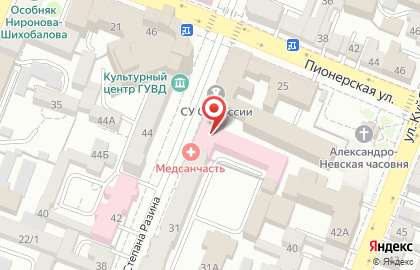 Медико-санитарная часть МВД России по Самарской области на карте