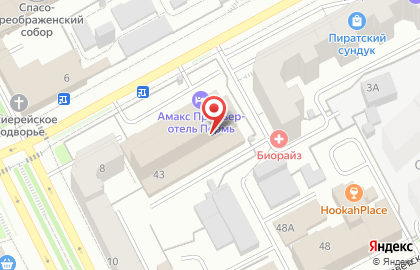 Банкомат КБ Петрокоммерц, филиал в г. Перми, Ленинский район на Монастырской улице на карте