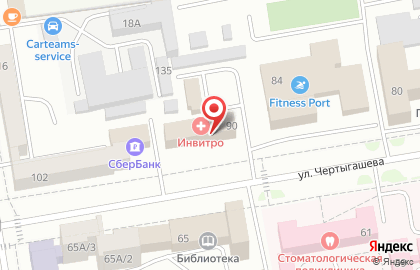 Детский оздоровительный центр Енисей на улице Чертыгашева на карте