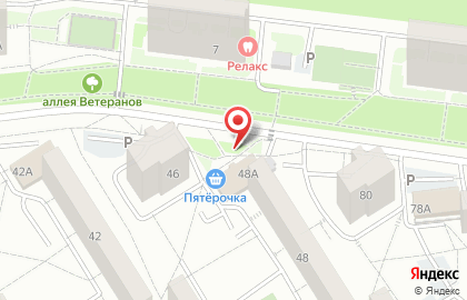 Продовольственный магазин Мясное подворье в Ижевске на карте