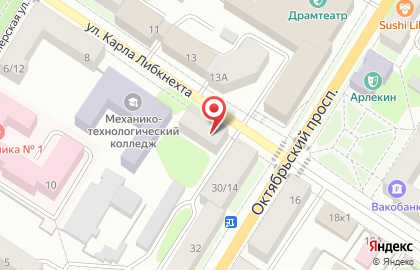 Нотариус Архипова Т.В. на карте