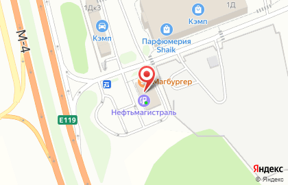 Нефтьмагистраль в Домодедово на карте