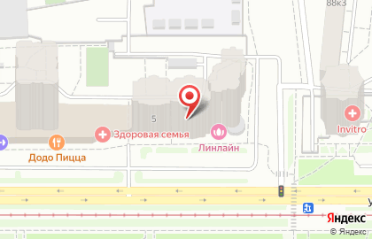 Клиника ЛИНЛАЙН на улице Юлиуса Фучика на карте
