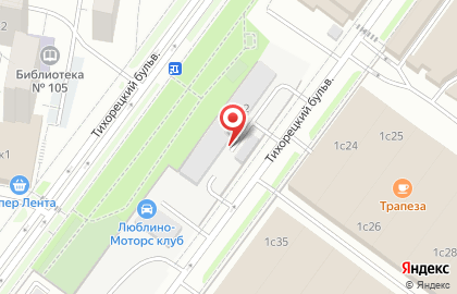 Интерпромбанк акб ЗАО Дополнительный Офис Люблино на карте