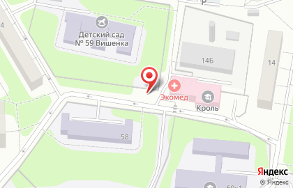 Магазин Мясницкий ряд на Северной улице в Одинцово на карте