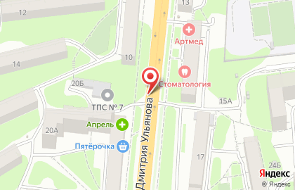 Поликлиника, ОАО РЖД в Привокзальном районе на карте