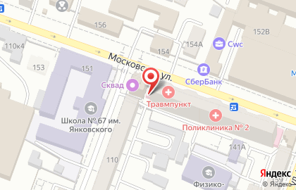 ОАО СМП Банк на Московской улице на карте