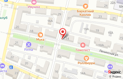 Клиника Стоматологическая практика на Ленинской улице на карте