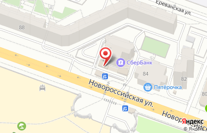 Кега на Новороссийской улице на карте