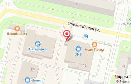 Микрокредитная компания Выручайка на Олимпийской улице на карте