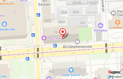 Типография Виппринт 24 на Щербаковской улице на карте