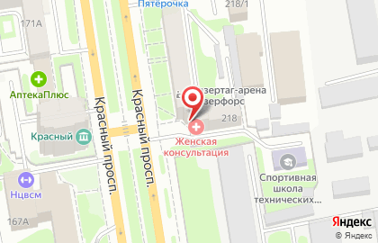 Центр крепежных технологий на Красном проспекте, 218 на карте