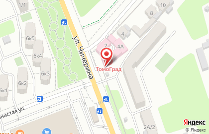 Диагностический центр Томоград на Тенистой улице на карте