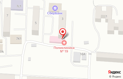 Поликлиника, Областная больница №19, п.г.т. Винзили на карте
