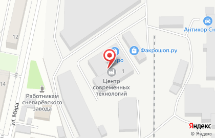 ТД м2 на карте