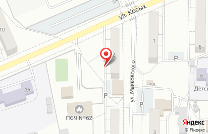 Молодежное, г. Березовский на карте