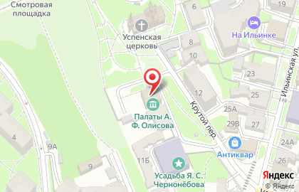 Лавка сувениров на карте