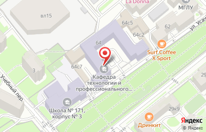 Московский педагогический государственный университет в Москве на карте