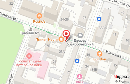 Кофейня Кофе и Шоколад на Волжской улице на карте