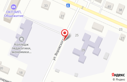 1C на улице Воровского на карте