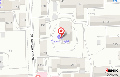 Медицинский центр Формула Красоты на улице Володарского на карте