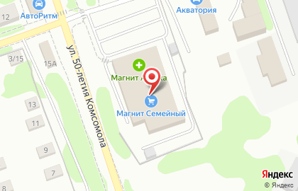 Гипермаркет Магнит Семейный на улице Сеченова на карте
