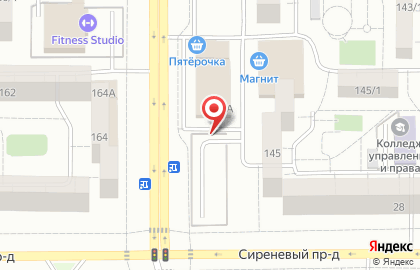 Автостоянка в Челябинске на карте
