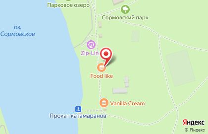 Кофейня like в Московском районе на карте