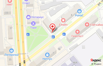 Салон связи МегаФон на улице Чернышевского на карте