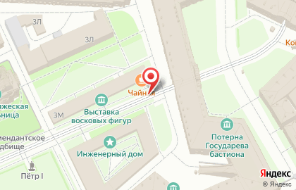 Киоск по продаже сувениров в Петроградском районе на карте