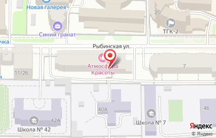 Клиника Ваш доктор на Рыбинской улице на карте