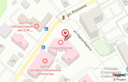 Ханты-Мансийская клиническая стоматологическая поликлиника на карте