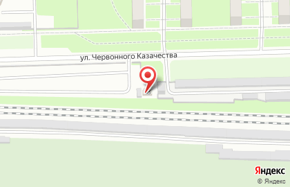Автостоянка на ул. Червонного Казачества, 3 на карте