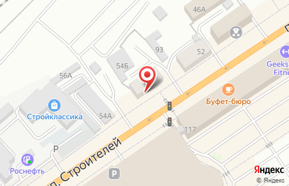 Военный комиссариат по Железнодорожному, Октябрьскому и Центральному районам г. Барнаула на карте