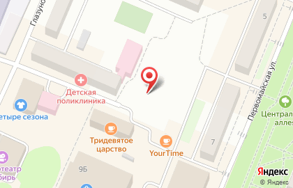 Кофейня YourTime coffee & waffles на Первомайской улице на карте