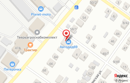 Магазин автозапчастей Автодед на карте