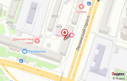 Магазин Галерея штор в Ленинском на карте