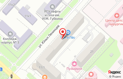 Лайм на улице Юных Ленинцев на карте