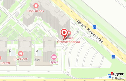 Продуктовый магазин SPAR & Малинка на проспекте Альберта Камалеева на карте